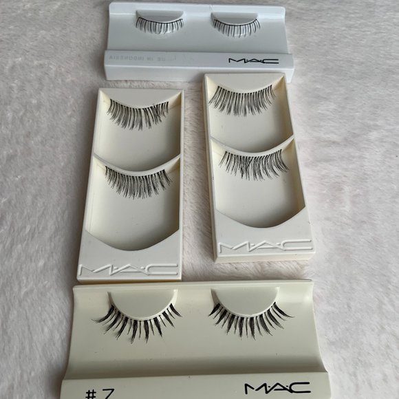Mac Cosmetics Bundle of 4 Pairs/Packages of False Eyelashes Lashes New - Picture 1 of 7